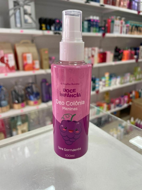 Doce Infância Colônia Infantil Feminina 100ml - Uva - Abelha Rainha