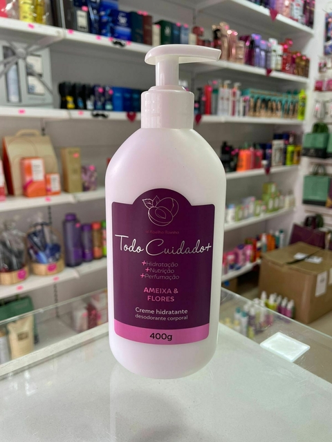 Hidratante Desodorante Corporal Ameixa e Flores 400g - Abelha Rainha - comprar online