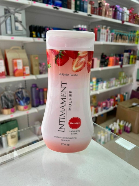 Sabonete Liquido Intimo Abelha Rainha Morango 200ml - comprar online