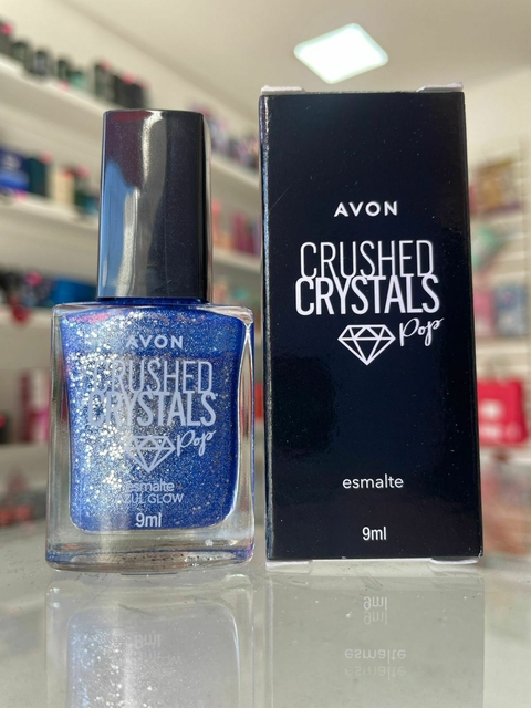 Esmalte Avon Crushed Crystals Azul Glow - comprar online