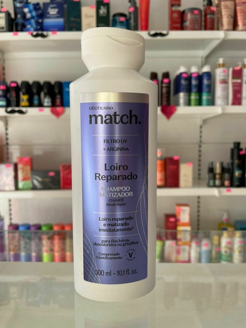 Shampoo Matizador Match Loiro Reparado 300ml