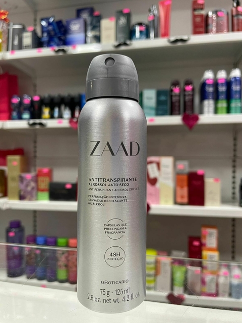 Desodorante Antitranspirante Aerosol Zaad 75g/125ml - comprar online