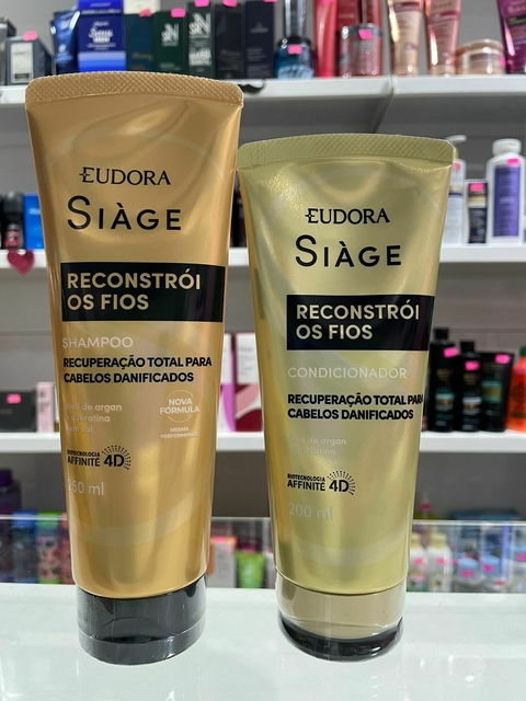 Eudora Kit Siàge Reconstrói Os Fios Shampoo + Condicionador (Nova Versão) - comprar online