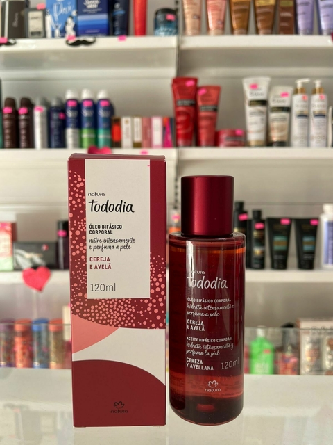 Óleo Corporal Bifásico Natura Tododia Cereja e Avelã - comprar online