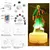 Luffy Zoro Anime Figuras LED Night Light, Lâmpada 3D, PVC Action Collection Mod