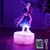 Luffy Zoro Anime Figuras LED Night Light, Lâmpada 3D, PVC Action Collection Mod - loja online