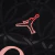 Camisa Paris Saint-Germain Pré-jogo 24/25 - Torcedor Jordan Masculina - Preta com detalhes em cinza e rosa - CAMISAS DE FUTEBOL | Overhemd Sports