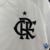 Camisa do CR Flamengo na cor branca, modelo Torcedor, com detalhes em vermelho e logo da Adidas.