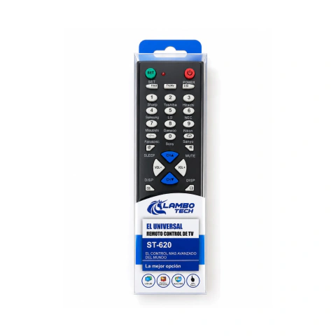 Control Remoto Universal Lambo Tech ST-620 para TV LED/LCD