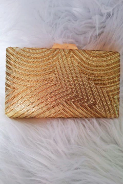 Bolsa de Mão Dourada - comprar online