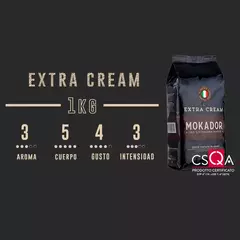 CAFÉ DE GRANO MOKADOR EXTRA CREAM - tienda en línea
