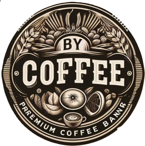 By coffee
