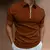 Imagem do Camiseta polo masculina com zíper casual streetwear.