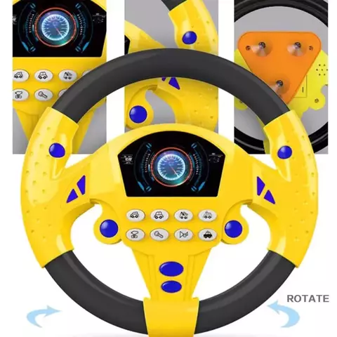 Volante Simulador Infantil com Sons e Luzes - comprar online
