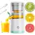 Espremedor de Laranja Elétrico Máquina de Suco de Frutas Espremedor Carregamento USB - comprar online