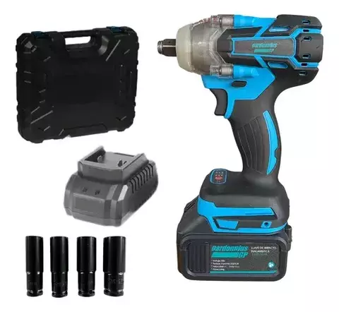 Llave De Impacto Batería Inalámbrica 18v Garden Plus