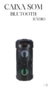 Caixa De Som Bluetooth Amplificada Portatil Pc Tv Usb P2 Fm CX-13