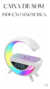 Luminária Rgb Caixa de som G Speaker Carregador induções Relógio KA-8888