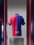 Camisa Barcelona x Travis Scott Edição Limitada 24/25 – Torcedor Masculina – Vermelho e Azul na internet