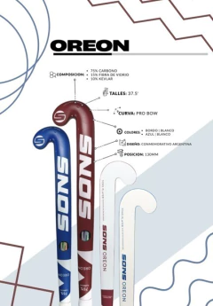 Palo de Hockey Sons Oreon 75 % Carbono - GAMSHOPS