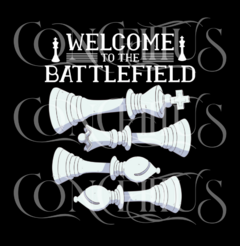 Peças de Xadrez - Welcome To The Battlefield - CONCEITTUS