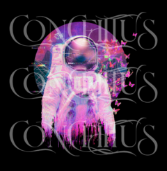 Astronauta Vaporwave Neon - CONCEITTUS
