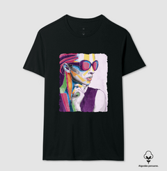 Arte Abstrata | Rosto Feminino Colorido - comprar online