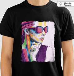 Arte Abstrata | Rosto Feminino Colorido - comprar online