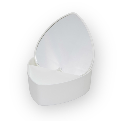 Porta acessórios com espelho coração - comprar online