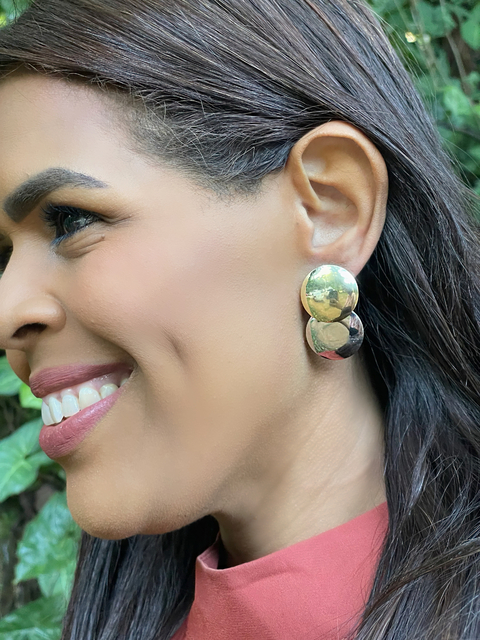 Brinco Esferas 2 Banhos