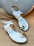 Sandália Rasteira Bya OFF white