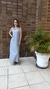 Vestido Regata Alfaiataria Cinza