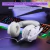Fone LED Gamer Branco, DOCOOLER