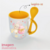 Caneca com colher - Amarela na internet