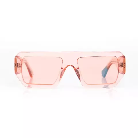 Fiji – Lente de sol polarizado unisex (Rosa translúcido) - comprar online