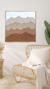 Quadro “O pico” - Personalizável - Qurva