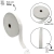 ELASTICO CHATO 25MM X 50M ROLO - Cordontextil