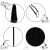 CORDÃO PARA CRACHÁ PONTEIRA METALICA 85cm - 100 peças - Cordontextil