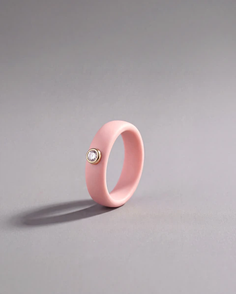 Anel Caya Colors 10 pts - Rosa