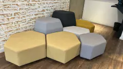 Módulos Estofados Hexagonais Campo ,OVO - comprar online