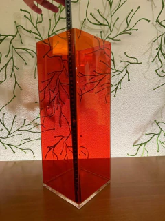 Vaso M em Acrílico by Claudia Troncon - comprar online