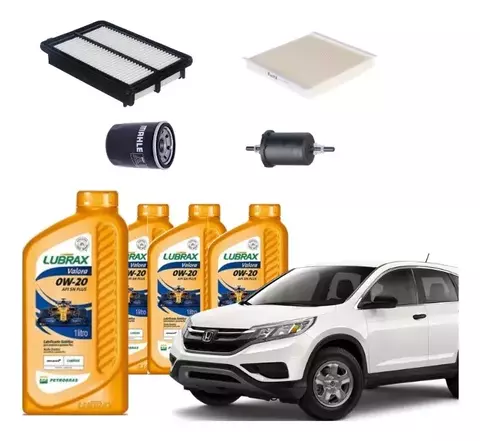 Kit Revisão Troca De Óleo Honda CRV 2.0 2013 2014 2015 2016 2017 2018 2019