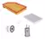 Kit Revisão Troca Óleo Filtros Volvo Xc60 T5 2.0 2011 2012 2013 - comprar online