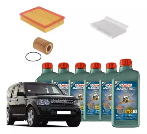 Kit Revisão Troca Óleo E Filtros Discovery 4 3.0 V6 Diesel
