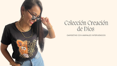 Banner de la categoría Camisetas con la creación de Dios ✨