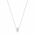 COLAR PIETRA MOISSANITE 5MM PRATA RODINADA