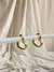 Brinco Coração Vazado Banhado Ouro 18k_ Love In Gold - comprar online