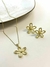 Brinco Flor Banhado a Ouro 18K _ Love In Gold - loja online