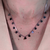 Gargantilha Choker Grumet Fina com Corações Pequenos em Chapa - comprar online