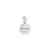 Berloque Penduricalho Círculo com 4 Zircônias Cristal com Escrito "Family" - comprar online